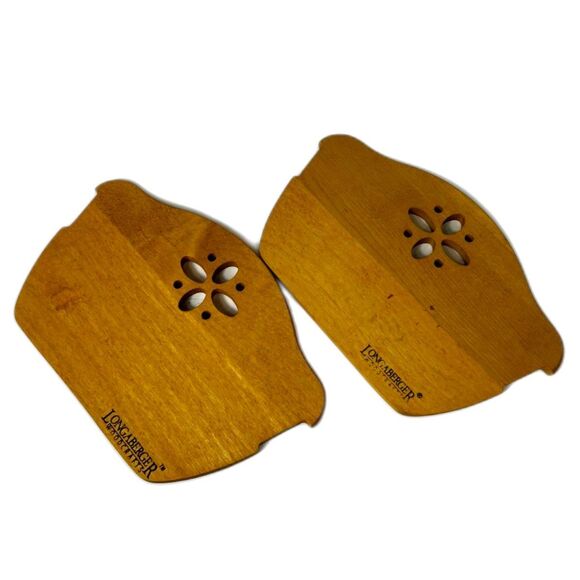 Longaberger Woodcrafts Bread Basket Wooden Dividers Set of 2 - Picture 1 of 6